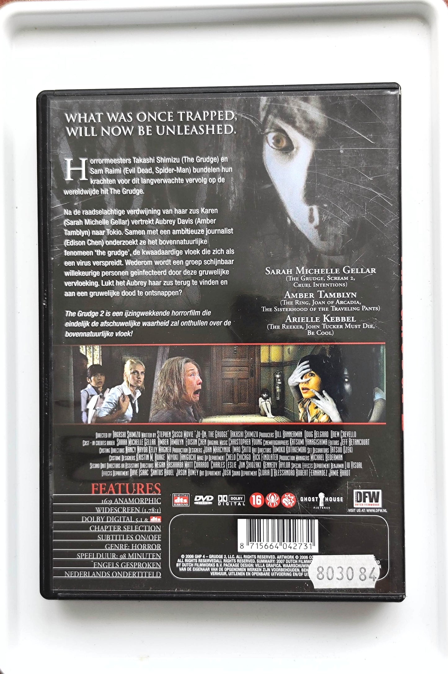 The Grudge 2 2006 DVD Horror Gellar Tamblyn Kebbel Shimizu