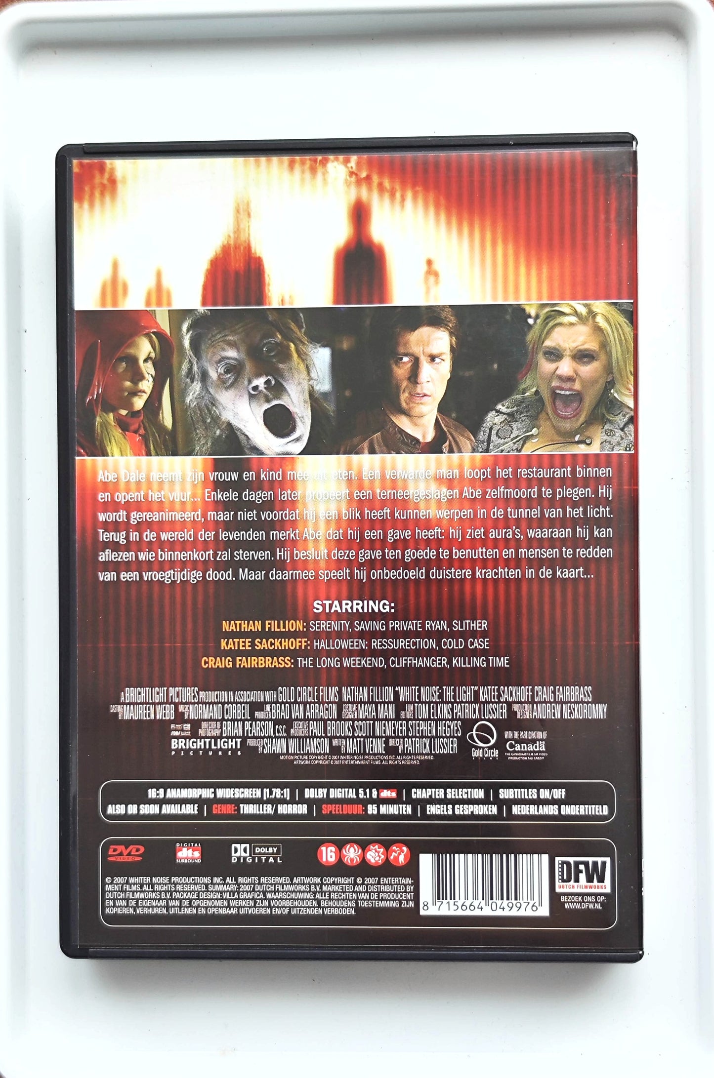 White Noise 2: The Light 2007 DVD Drama Fillion Sackhoff Fairbrass Lussier