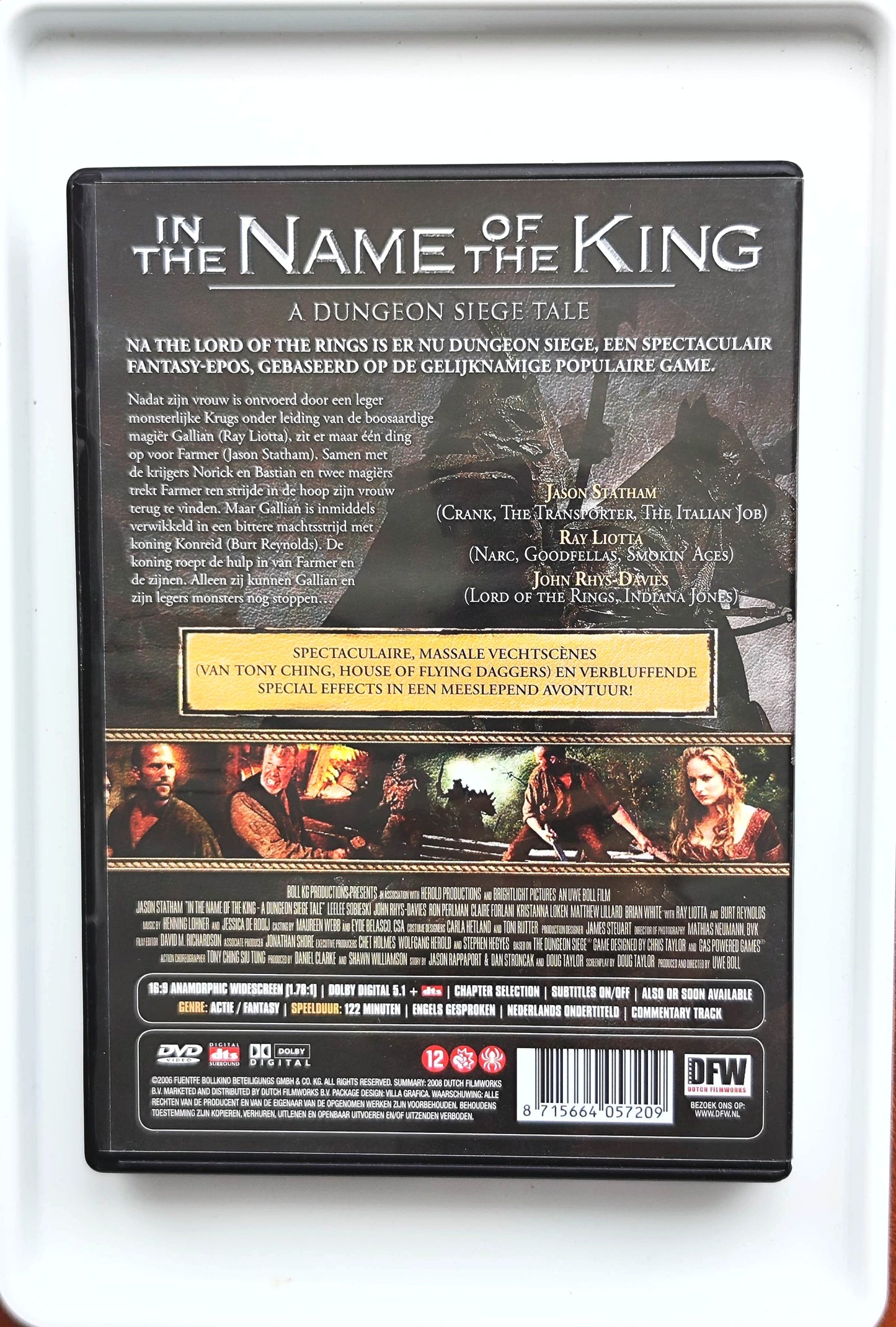 In the Name of the King: A Dungeon Siege Tale 2007 DVD Action Statham Boll