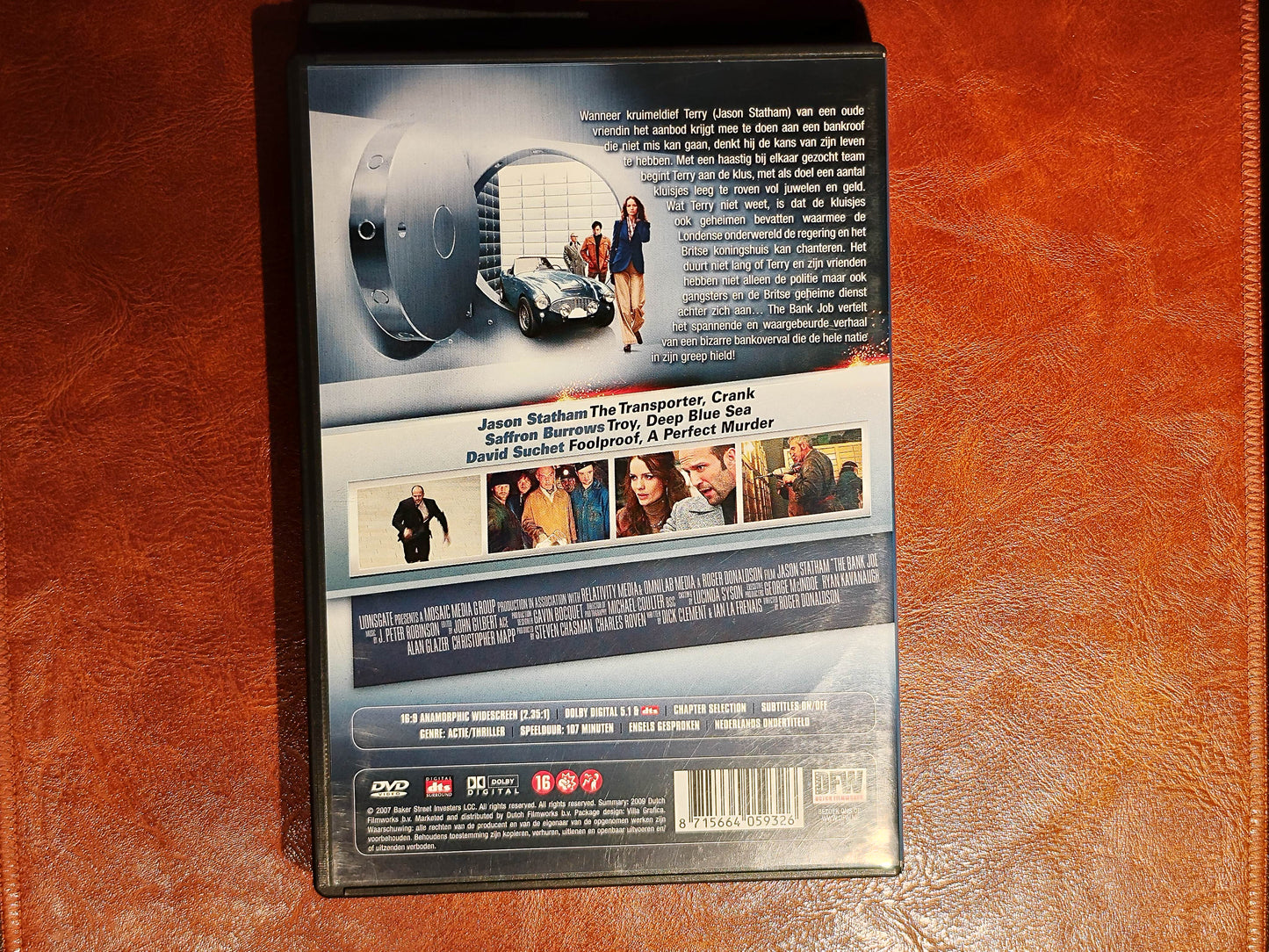 The Bank Job 2008 DVD Crime Statham Burrows Moore Donaldson
