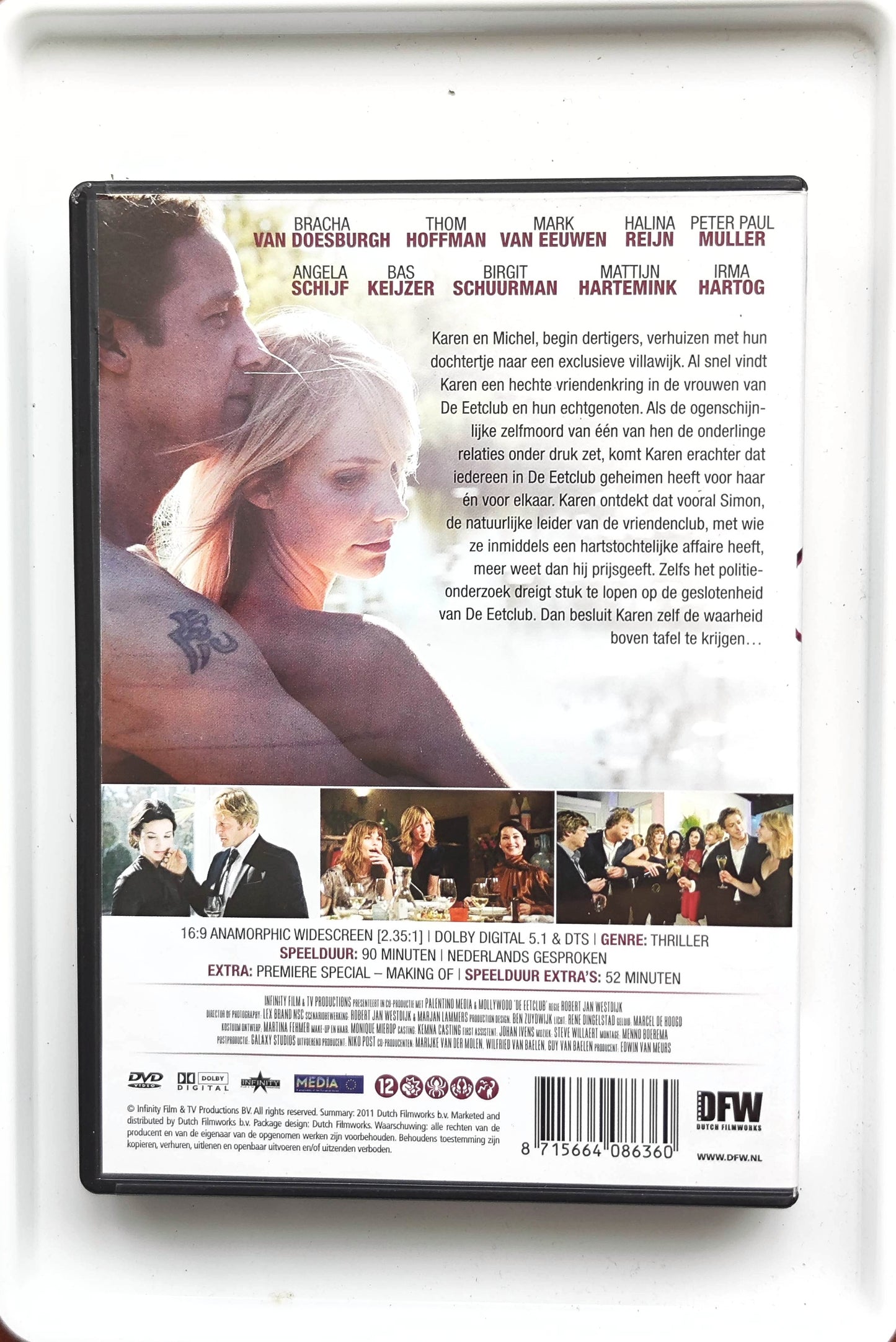 The Dinner Club 2010 DVD Drama Doesburgh Hoffman Reijn Westdijk