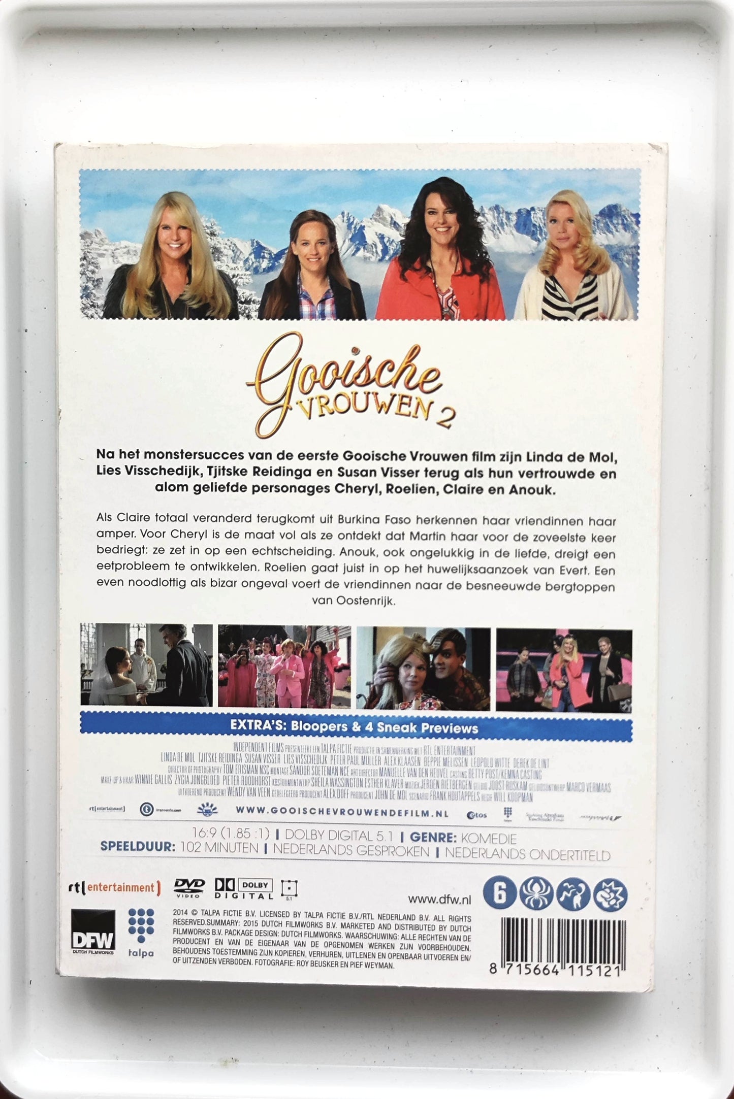 Gooische vrouwen II 2014 DVD Comedy Mol Reidinga Visser Koopman
