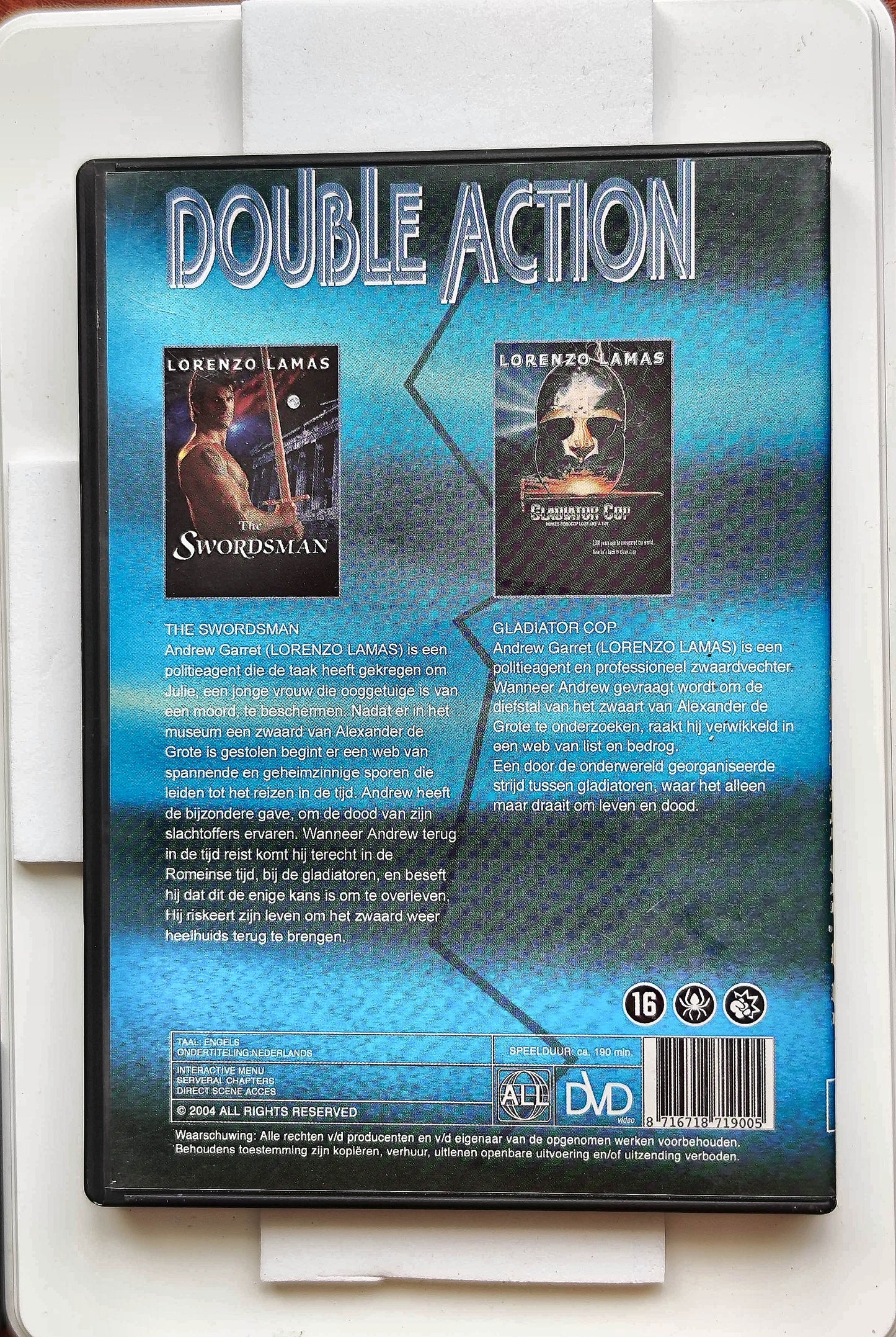 Gladiator Cop 1995 DVD Action Anderson Carter Clark Rotundo