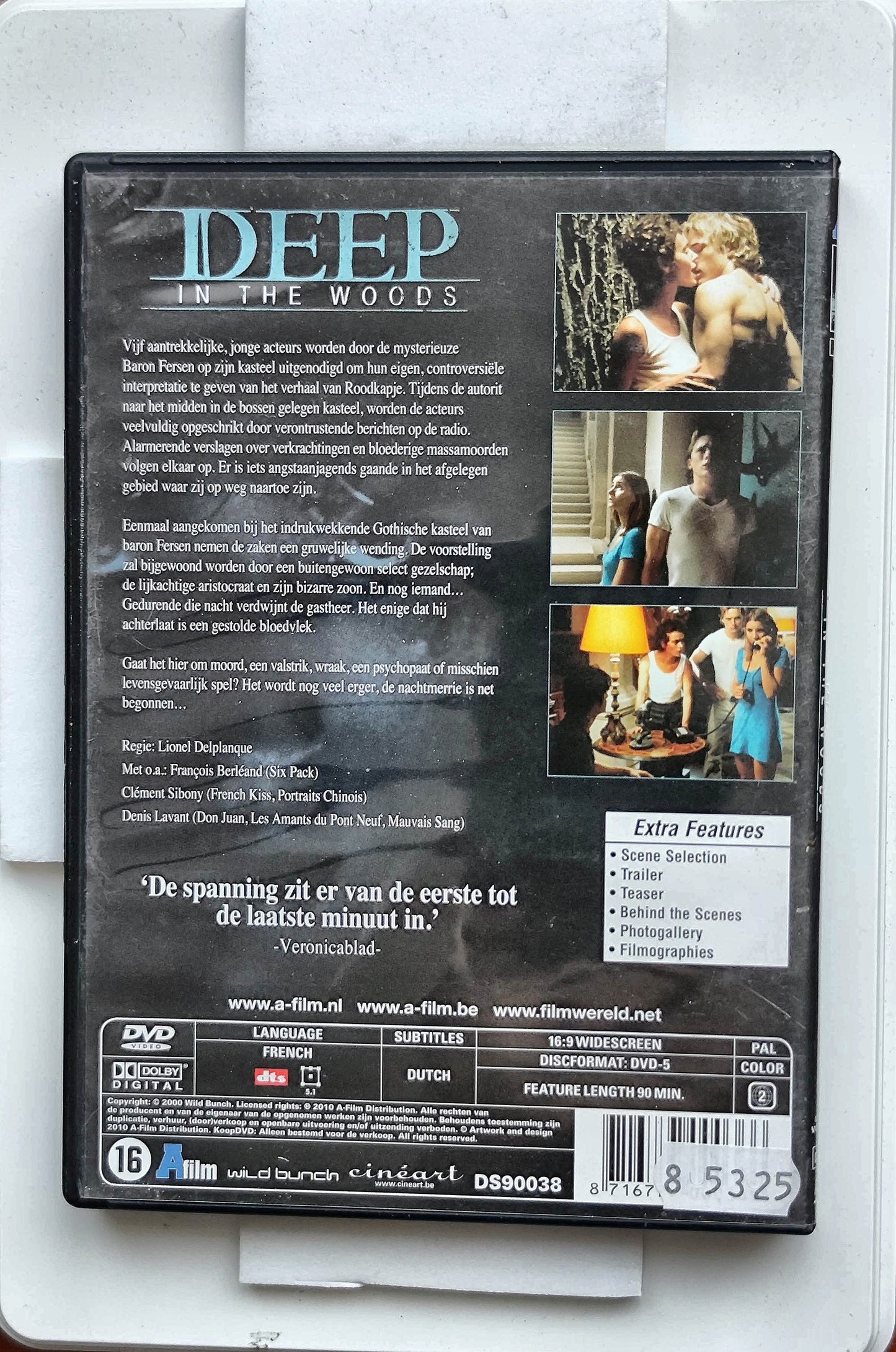 Promenons-nous dans les bois 2000 DVD Horror Trintignant Macaleese Delplanque