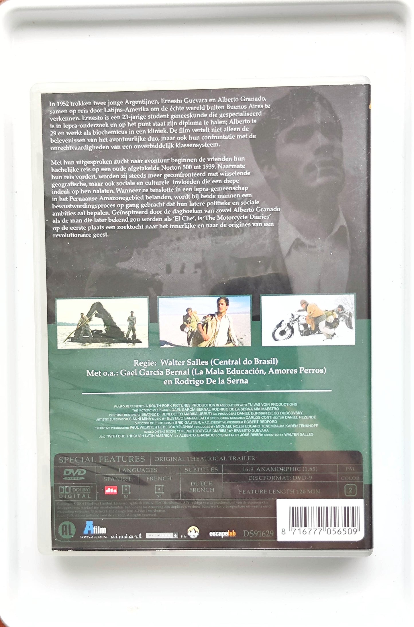 The Motorcycle Diaries 2004 DVD Adventure Bernal Serna Maestro Salles