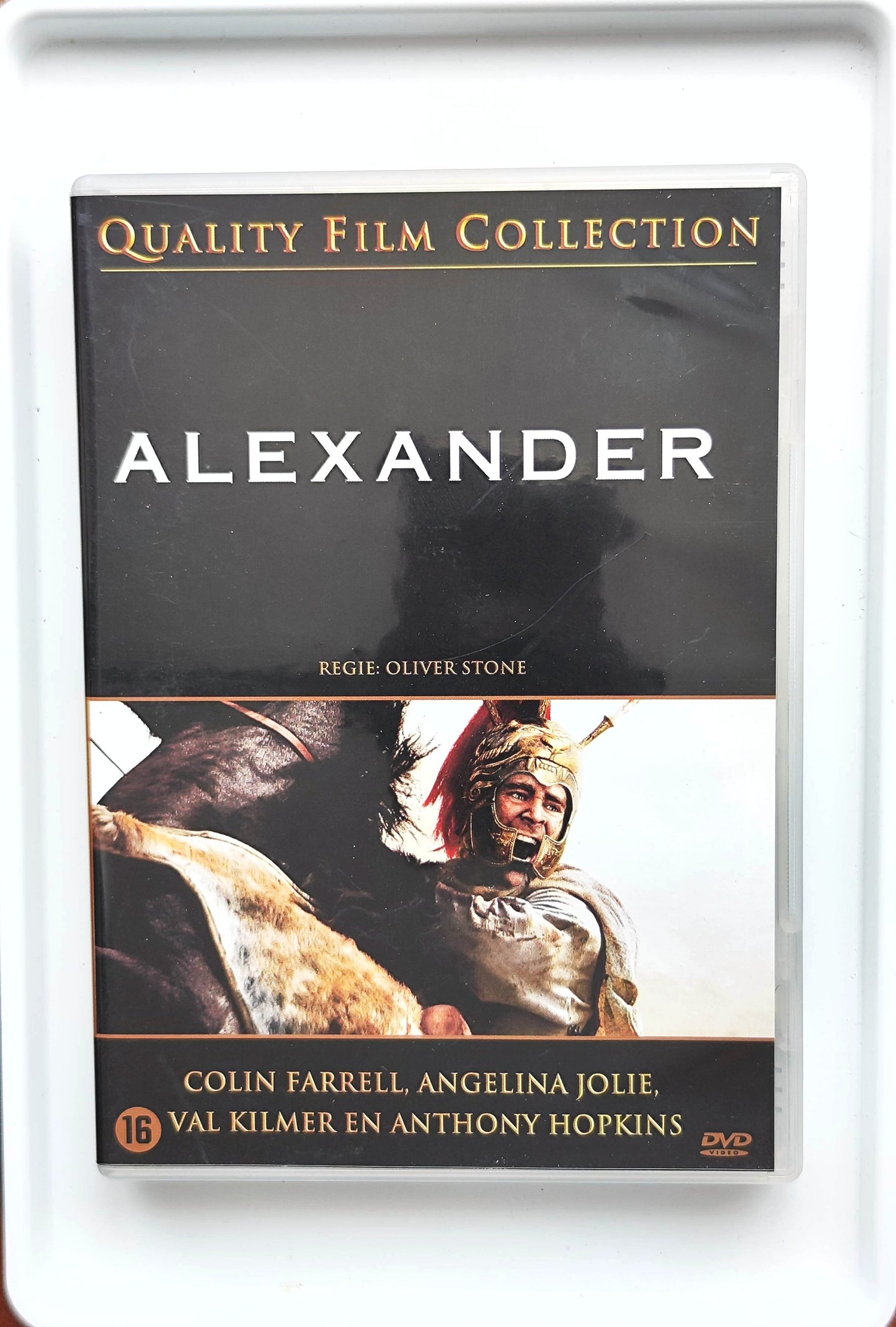 Alexander 2004 DVD Action Hopkins Farrell Jolie Stone DVD Cover
