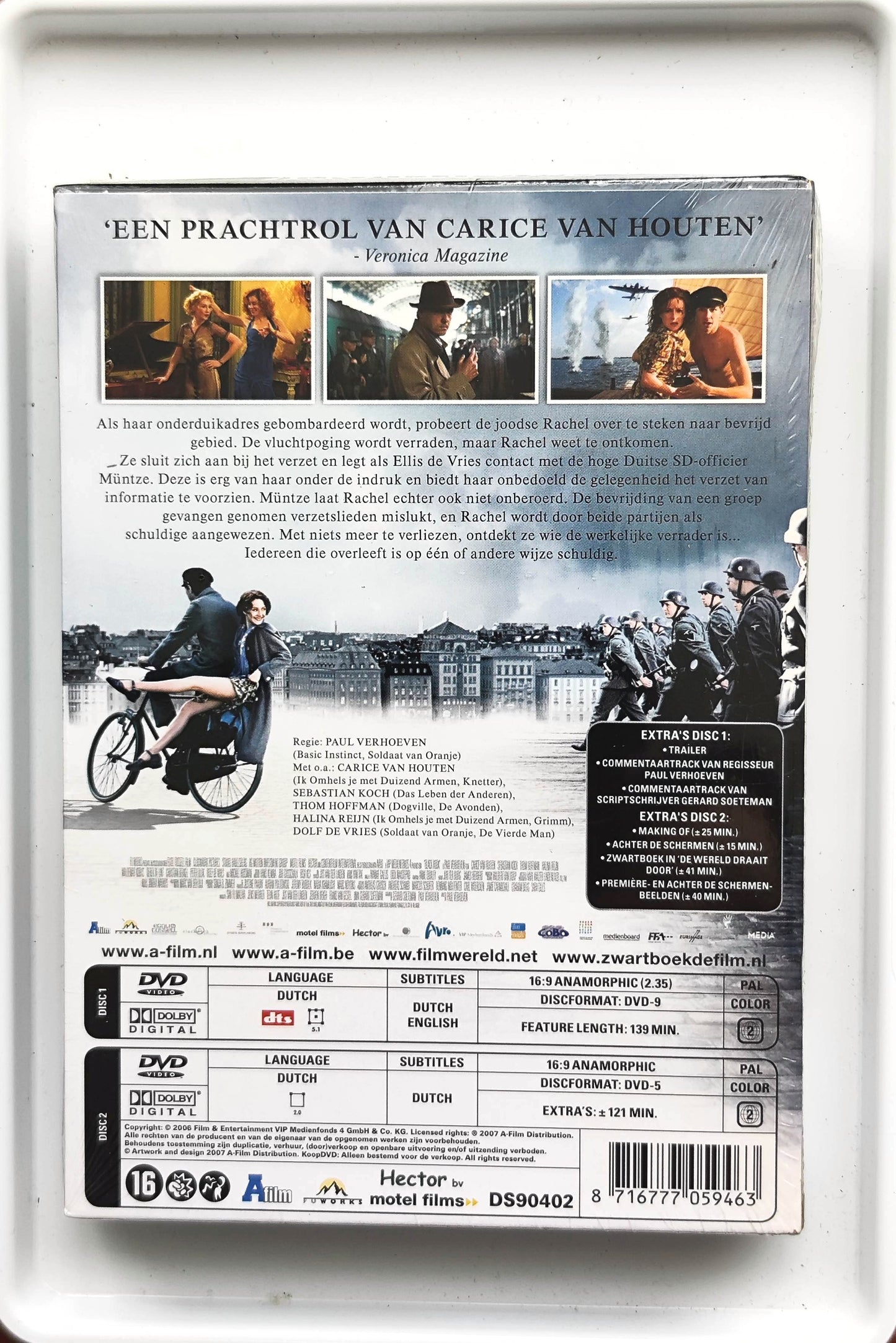 Black Book 2006 DVD Drama Houten Koch Hoffman Verhoeven #H2
