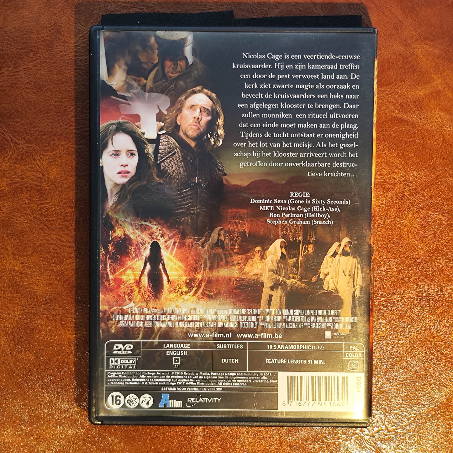 Season of the Witch 2011 DVD Action Cage Perlman Moore Sena #A1