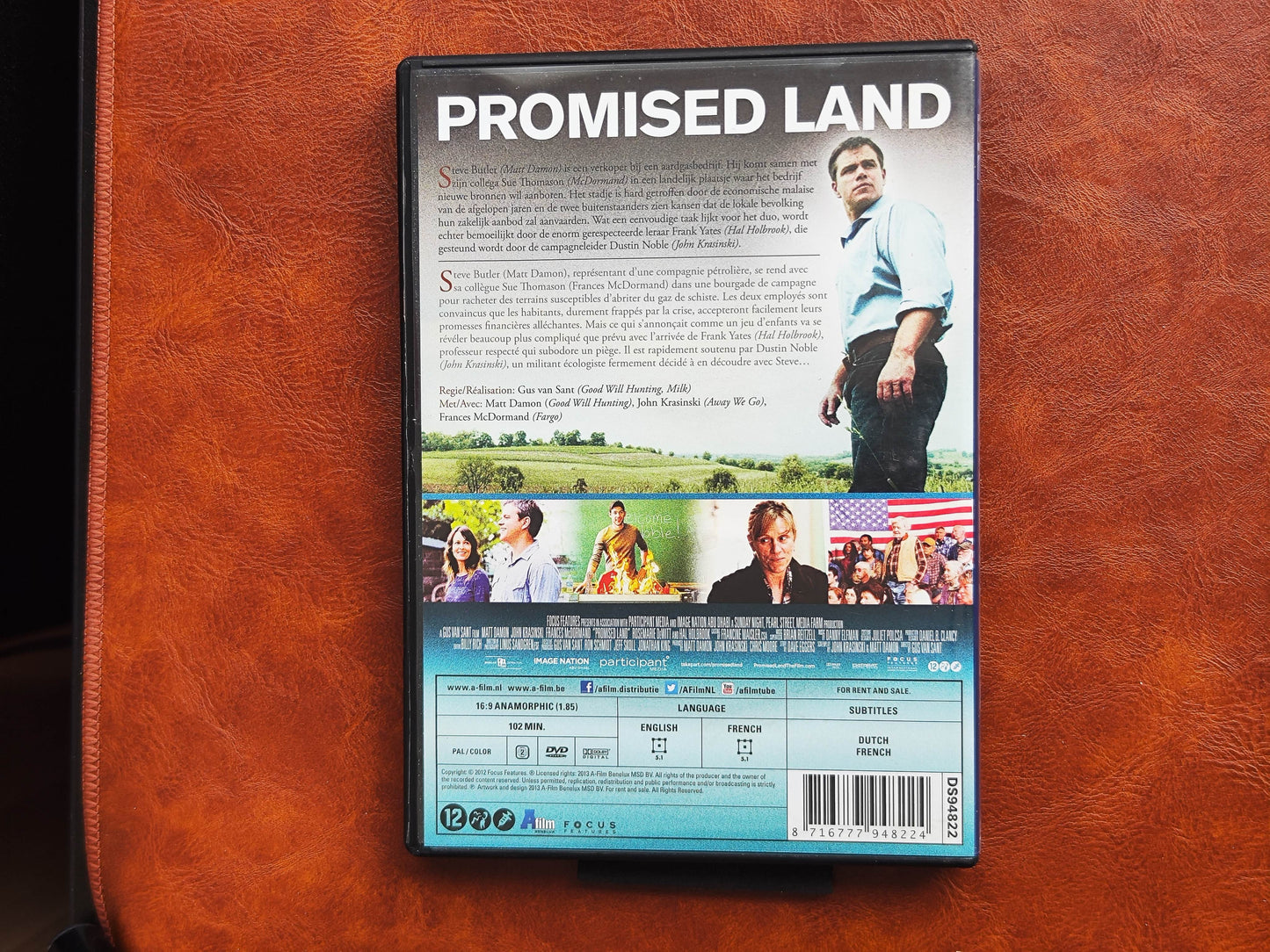 Promised Land 2012 DVD Drama Damon Sheeler Kinney Sant