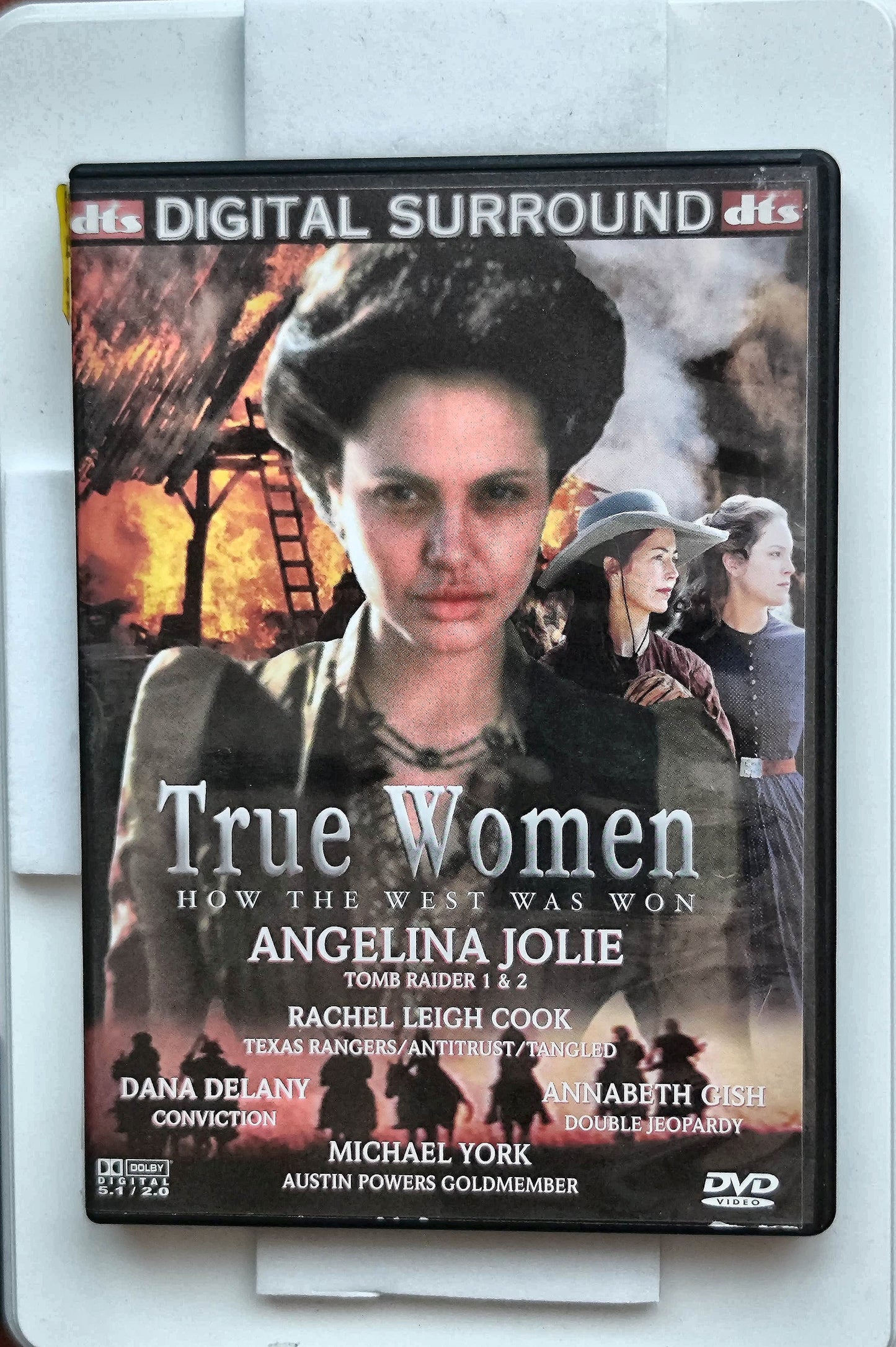 True Women 1997 DVD Action Delany Gish Jolie Arthur DVD Cover