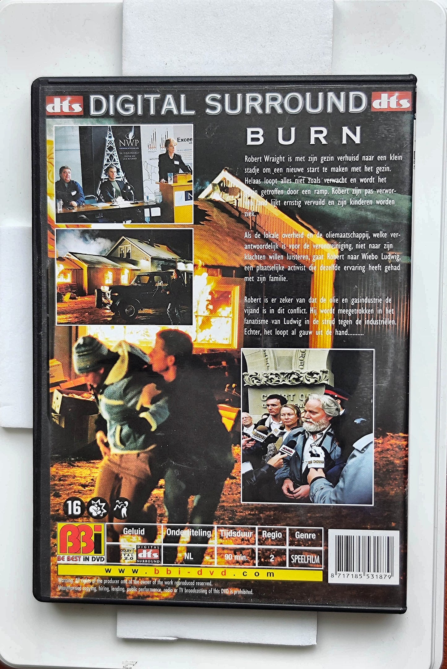 Burn: The Robert Wraight Story 2003 DVD Biography Scarfe Scarfe Booth Scaini