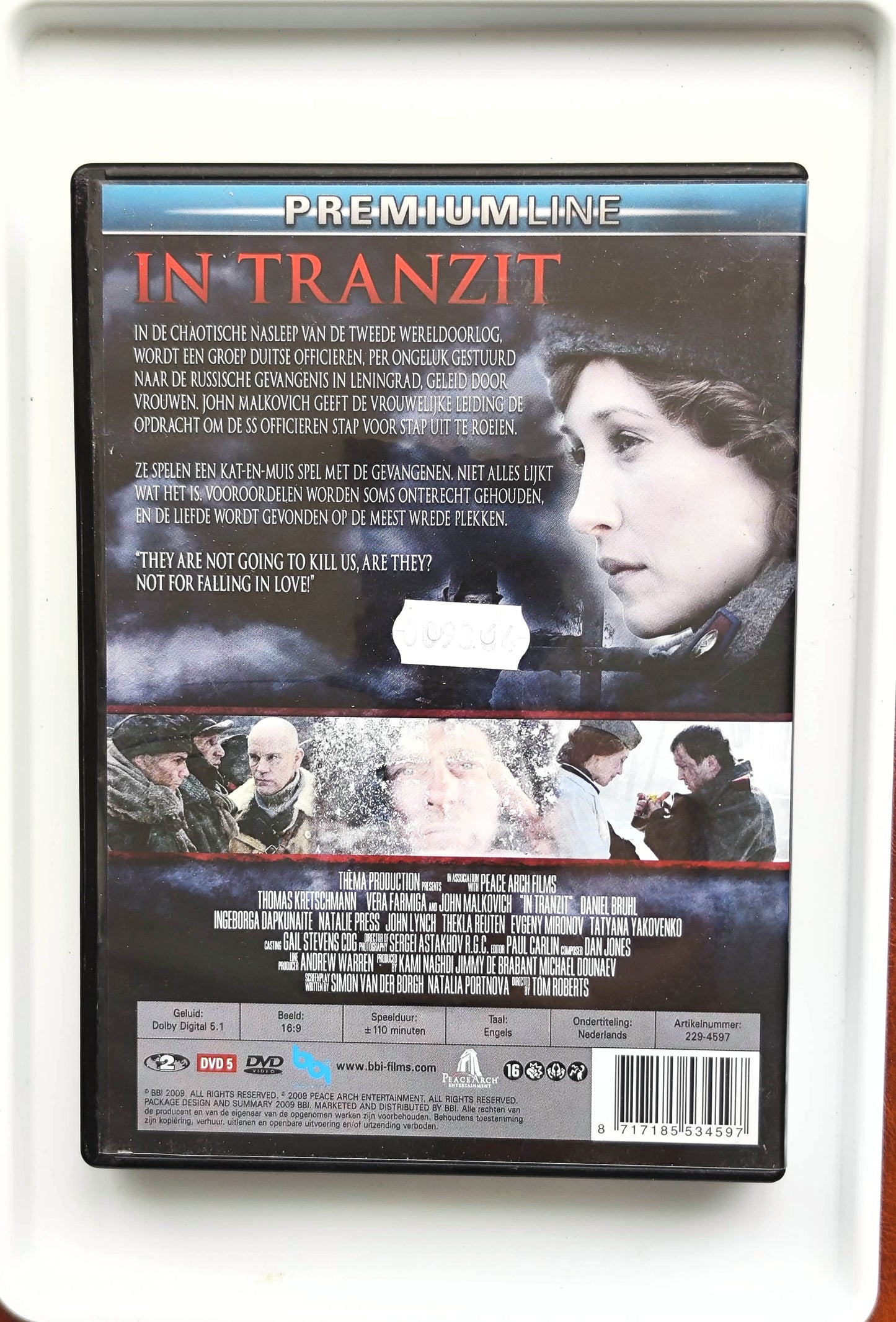 In Tranzit 2008 DVD Drama Farmiga Kretschmann Malkovich Roberts