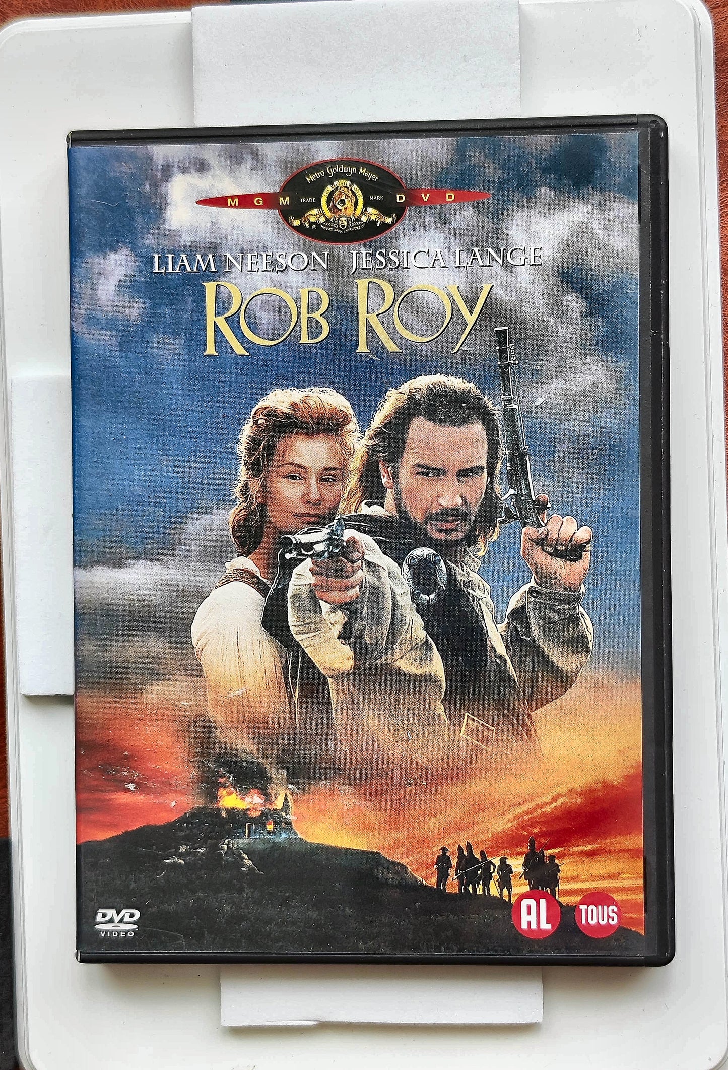 Rob Roy 1995 DVD Adventure Neeson Lange Hurt Caton-Jones DVD Cover