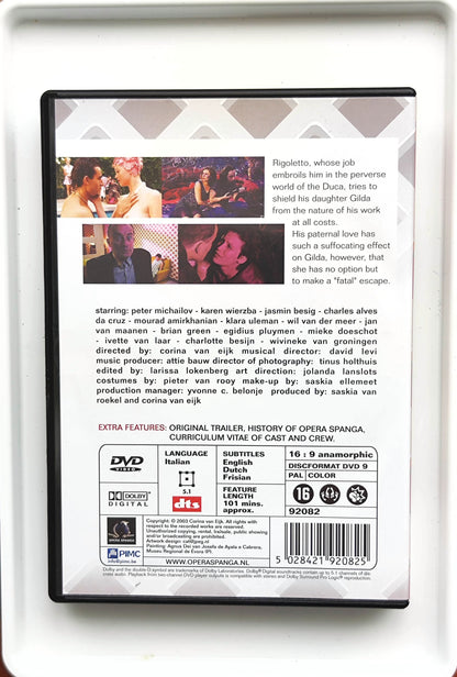 Verdi: Rigoletto: Royal Opera House 1985 DVD Opera House Gavanelli Mcvicar