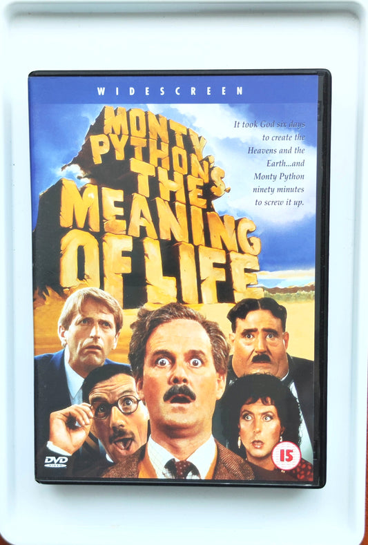 Monty Python's the Meaning of Life 1983 DVD Comedy Chapman Cleese Gilliam DVD Cover