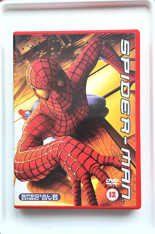 Spider-Man 2002 DVD Action Maguire Dafoe Dunst Raimi DVD Cover