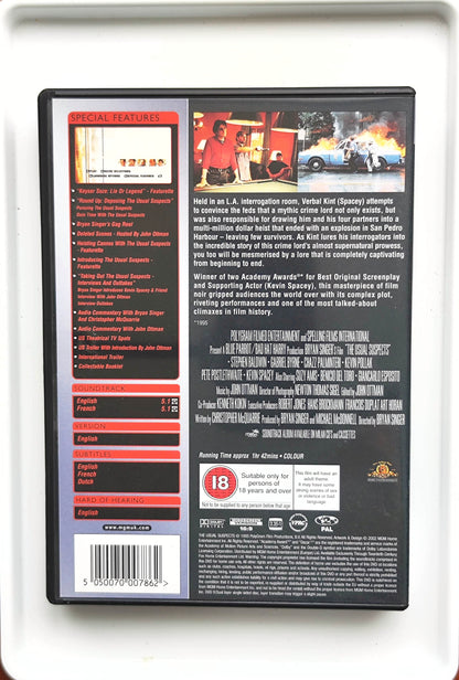The Usual Suspects 1995 DVD Crime Baldwin Byrne Toro Singer