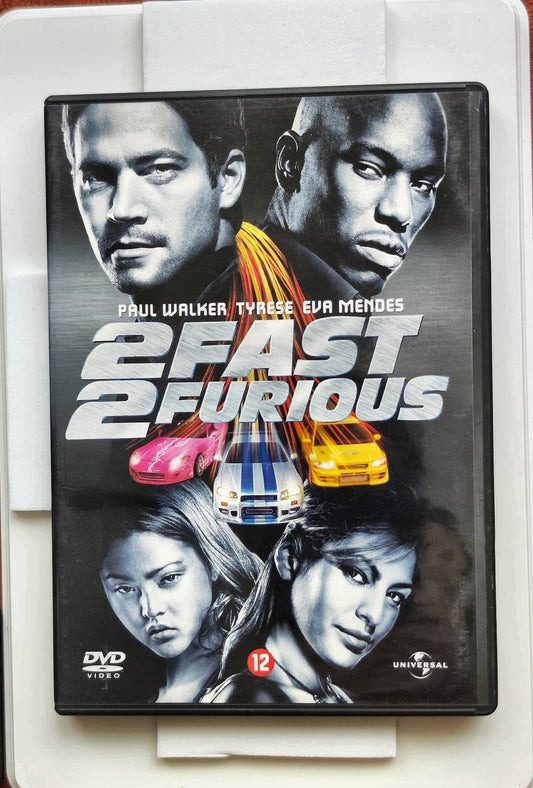 2 Fast 2 Furious 2003 DVD Action Walker Gibson Mendes Singleton DVD Cover
