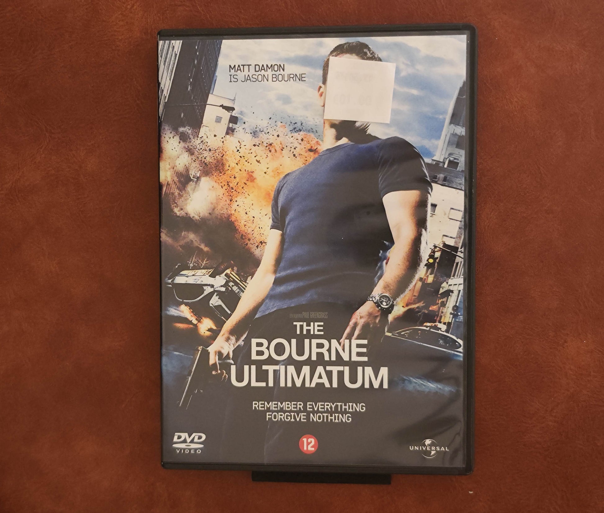 The Bourne Ultimatum 2007 DVD Action Damon Stiles Strathairn Greengrass DVD Cover