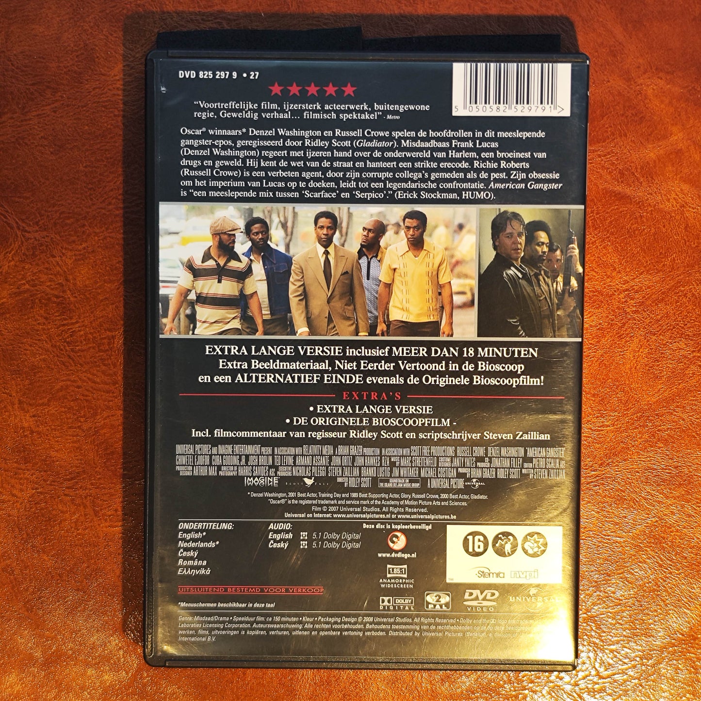 American Gangster 2007 DVD Biography Washington Crowe Ejiofor Scott
