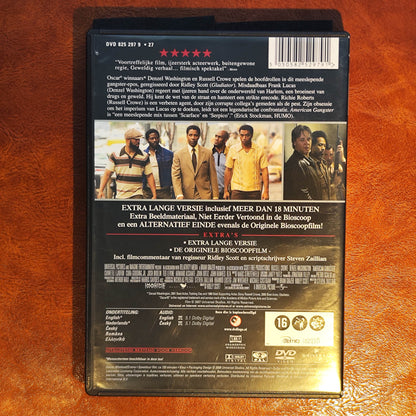 American Gangster 2007 DVD Biography Washington Crowe Ejiofor Scott