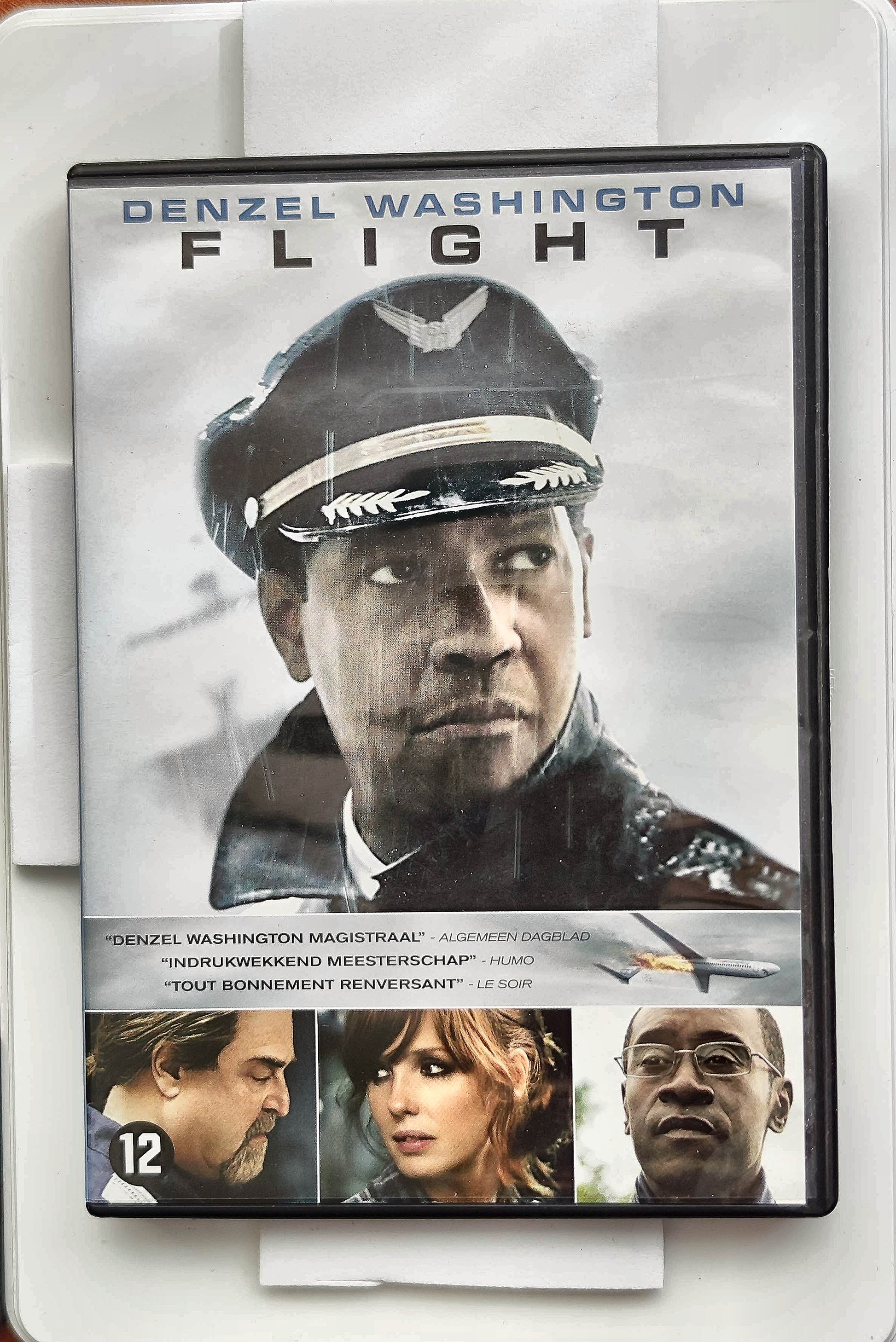 Flight 2012 DVD Drama Velazquez Washington Cabassa Zemeckis DVD Cover
