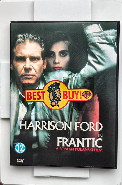 Frantic 1988 DVD Crime Ford Buckley Seigner Polanski DVD Cover
