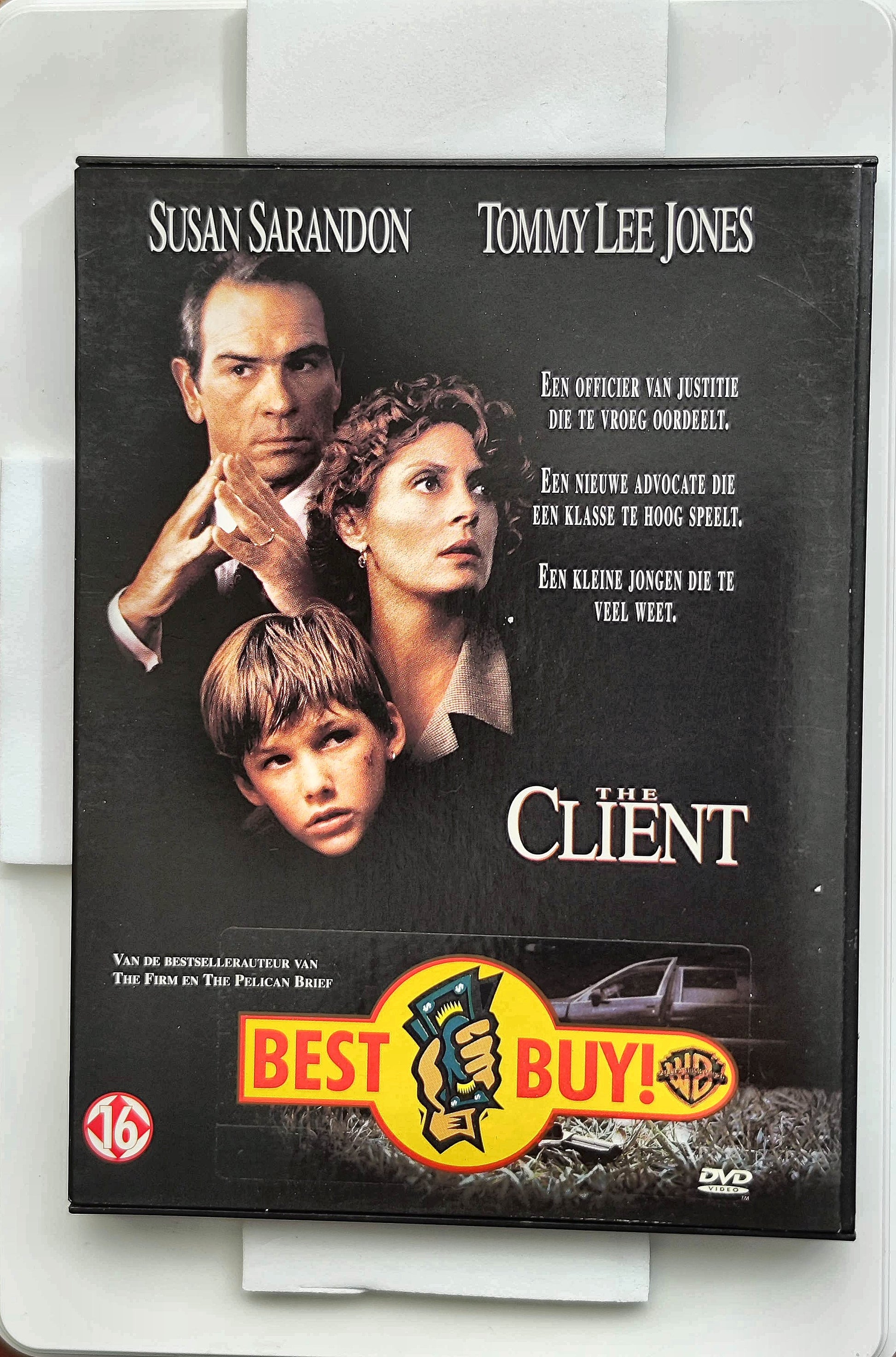 The Client 1994 DVD Crime Sarandon Jones Parker Schumacher DVD Cover