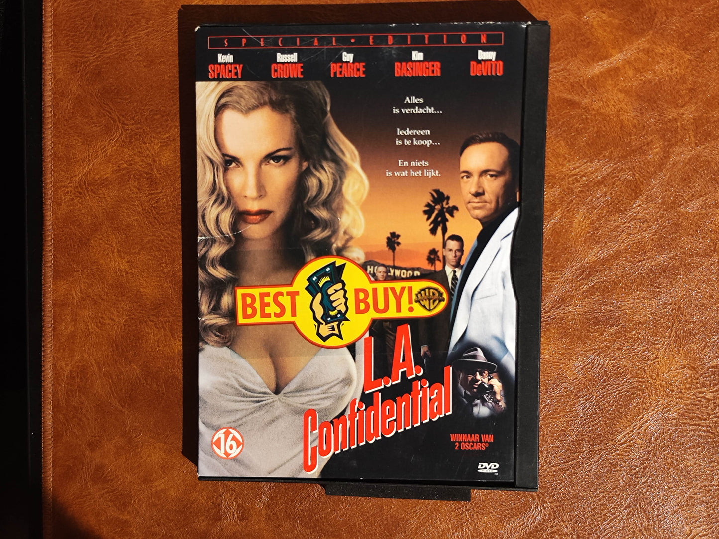 L.A. Confidential 1997 DVD Crime Spacey Crowe Pearce Hanson DVD Cover