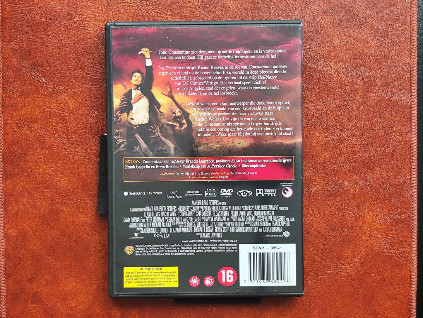 Constantine 2005 DVD Action Reeves Weisz Labeouf Lawrence
