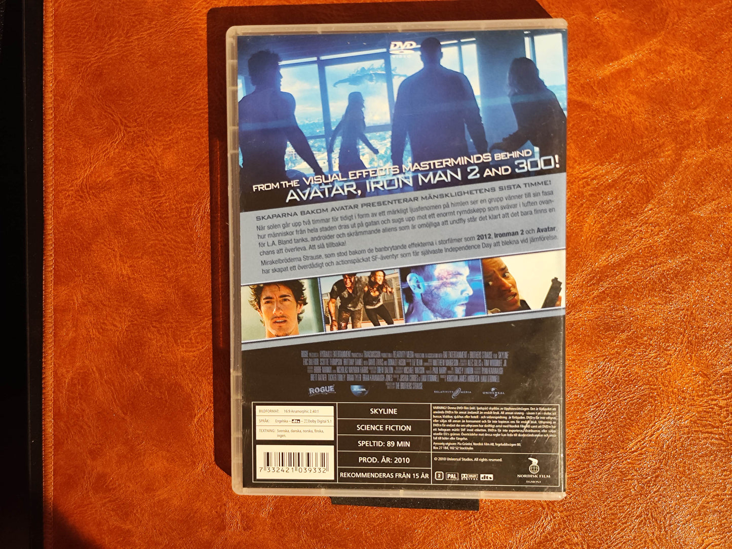 Skyline 2010 DVD Action Balfour Thompson Daniel Strause