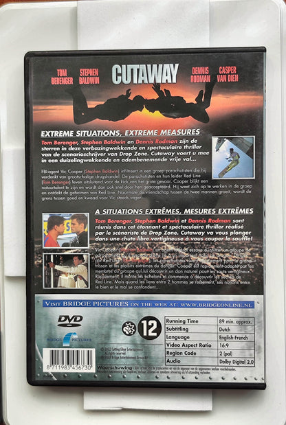 Cutaway 2000 DVD Action Berenger Baldwin Rodman Manos