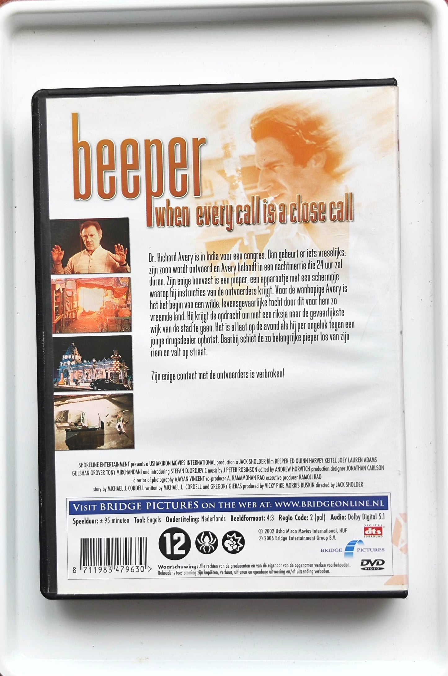 Beeper 2002 DVD Crime Keitel Adams Quinn Sholder