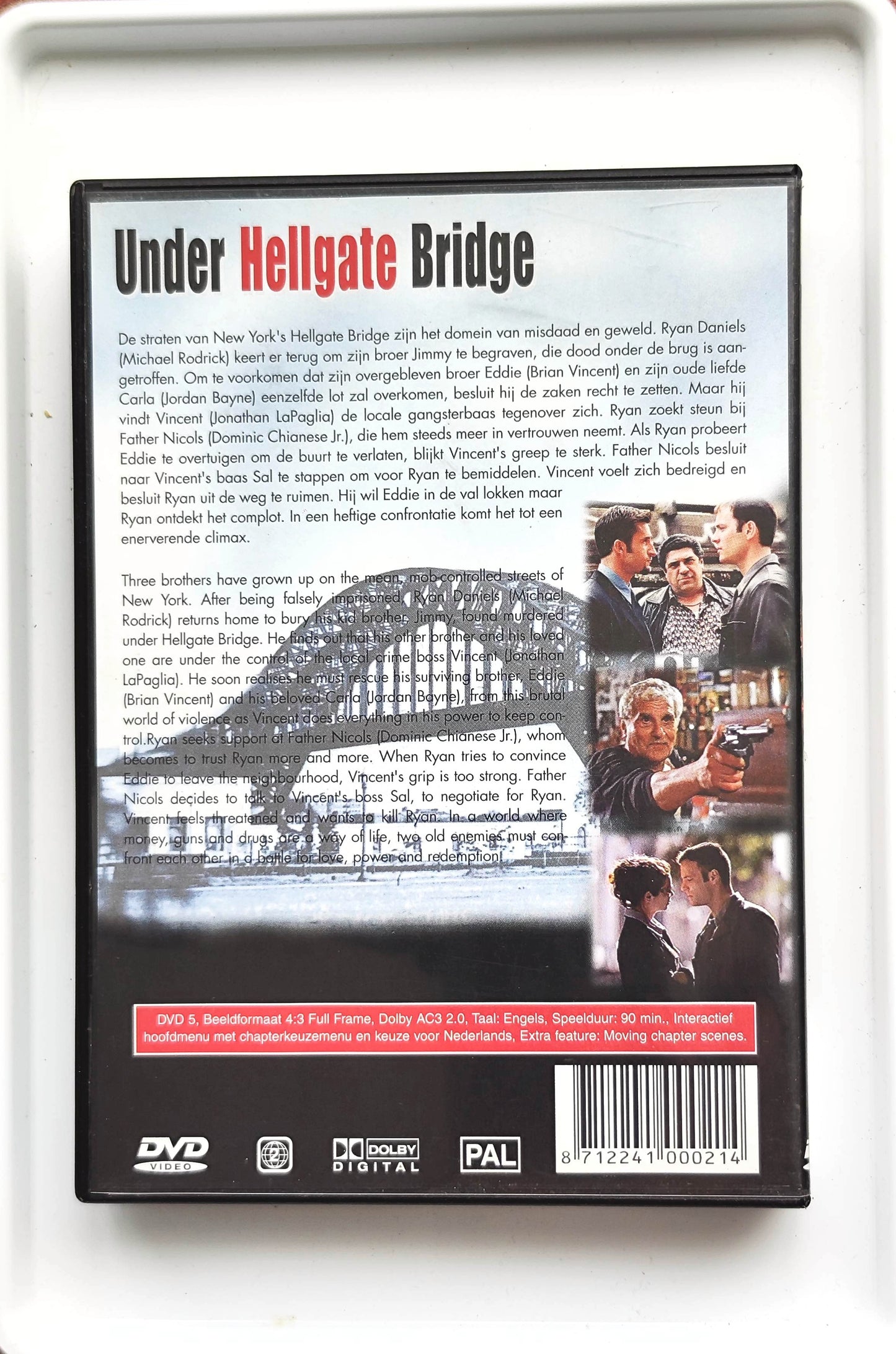 Under Hellgate Bridge 2000 DVD Crime Rodrick Lapaglia Vincent Sergio