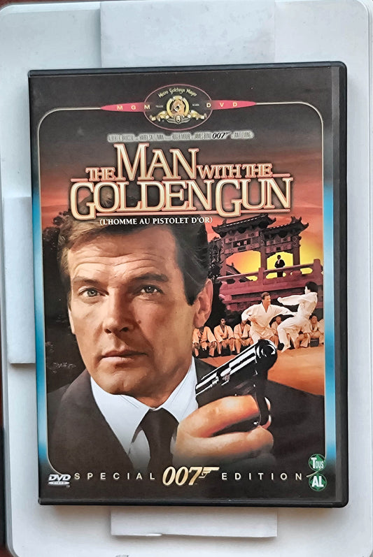 The Man with the Golden Gun 1974 DVD Action Moore Lee Ekland Hamilton DVD Cover