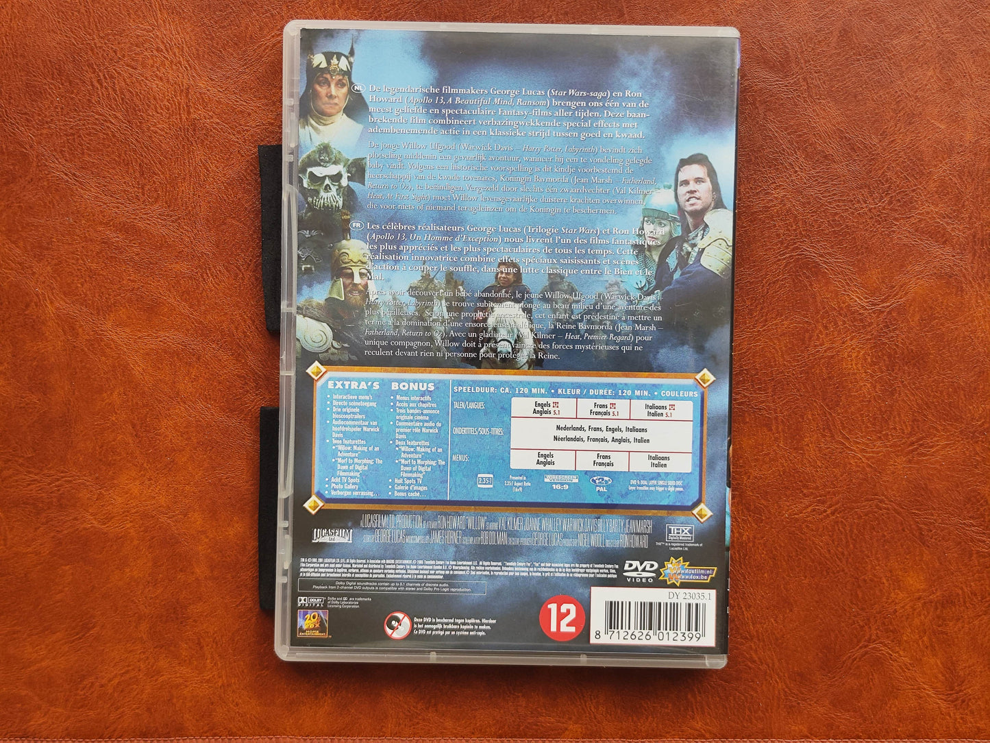 Willow 1988 DVD Action Kilmer Whalley Davis Howard
