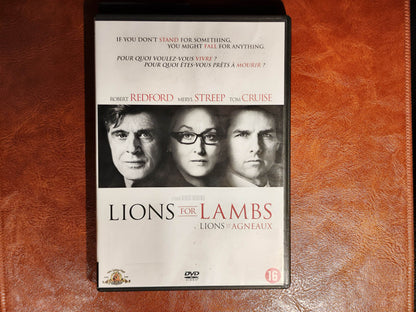 Lions for Lambs 2007 DVD Crime Redford Streep Cruise Redford DVD Cover