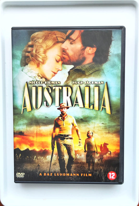 Australia 2008 DVD Adventure Jackman Kidman Wenham Luhrmann DVD Cover