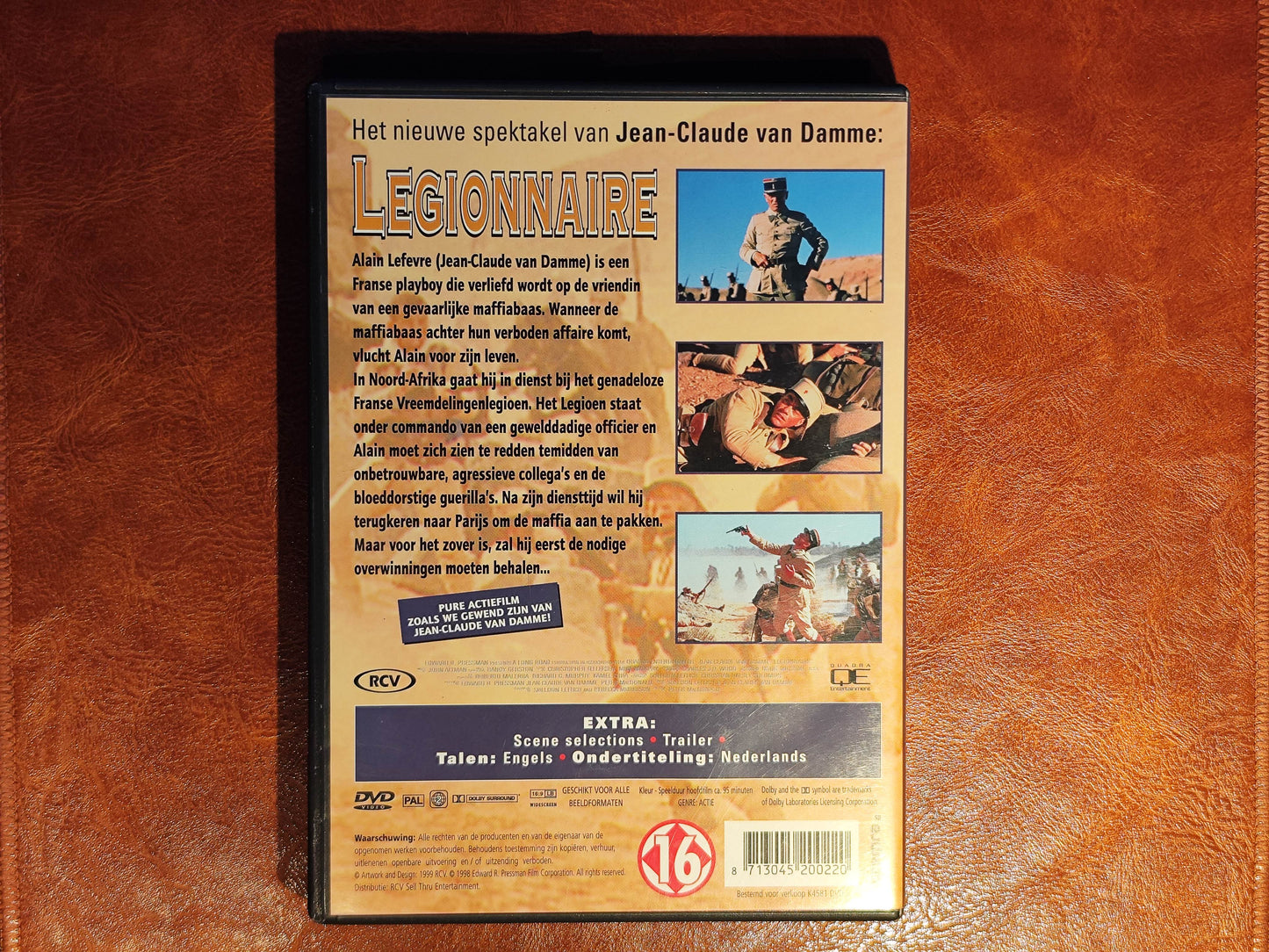 Legionnaire 1998 DVD Action Damme Akinnuoye-Agbaje Berkoff Macdonald