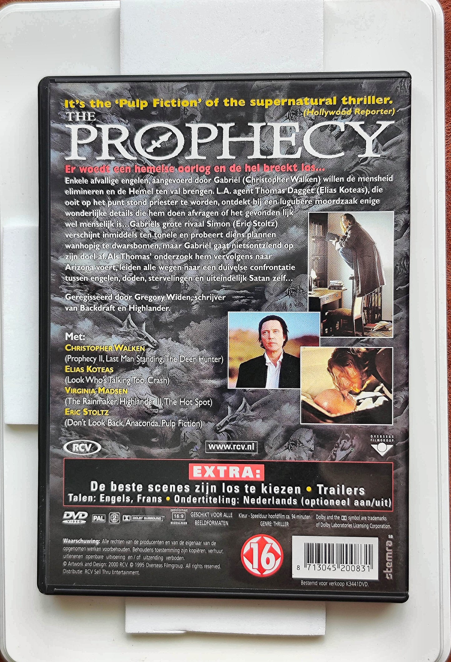 The Prophecy 1995 DVD Action Walken Koteas Madsen Widen