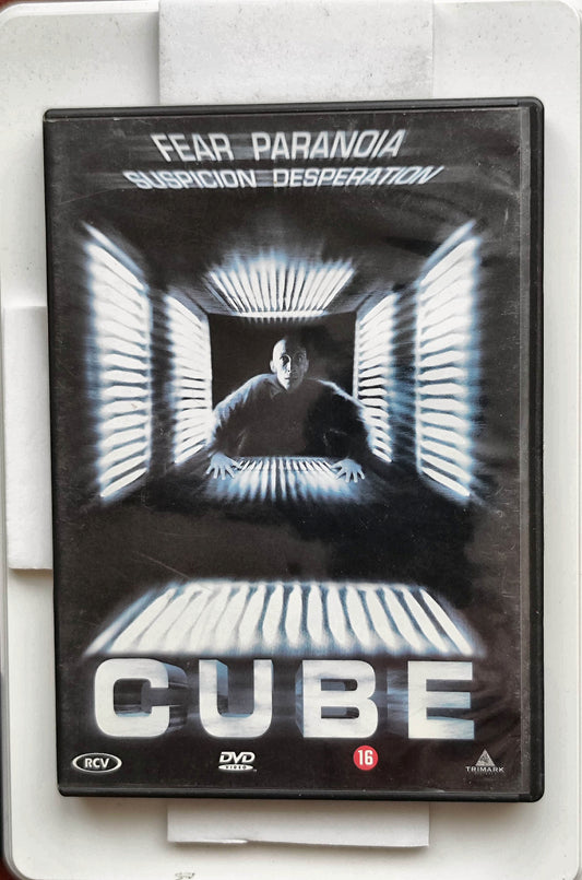 Cube 1997 DVD Horror Boer Guadagni Hewlett Natali DVD Cover