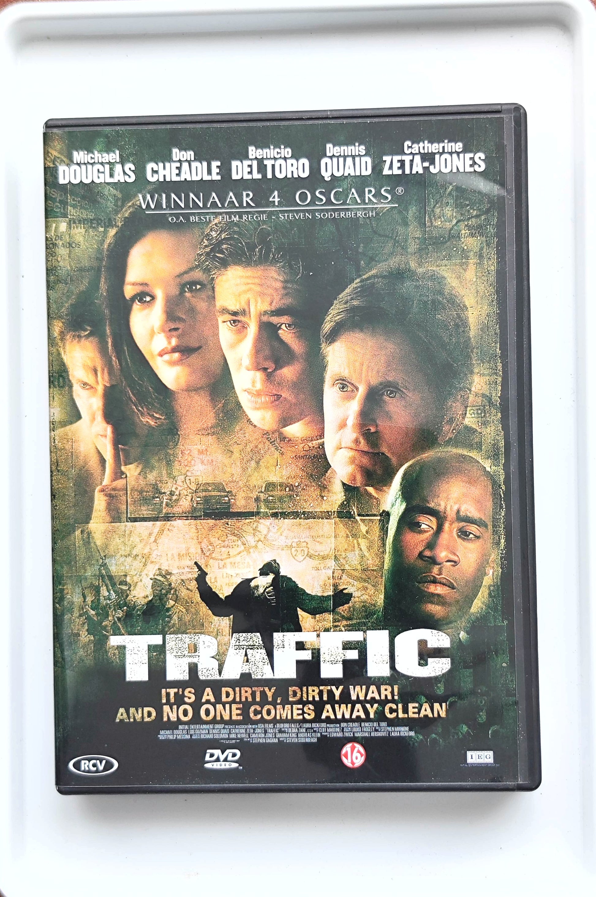 Traffic 2000 DVD Crime Cheadle Quaid Douglas Soderbergh DVD Cover