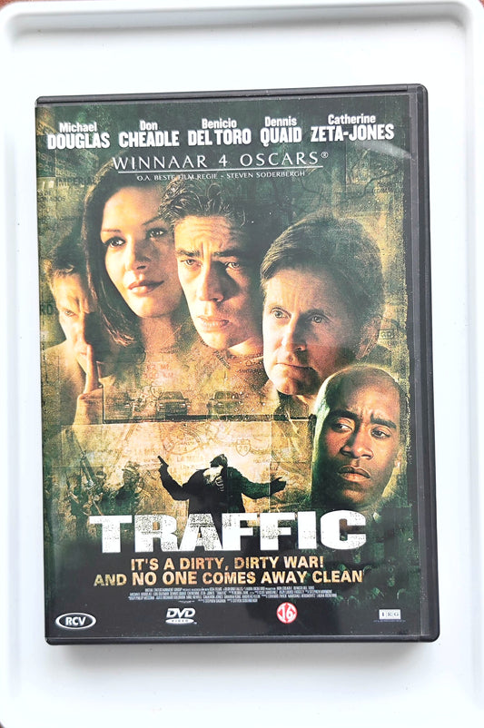 Traffic 2000 DVD Crime Cheadle Quaid Douglas Soderbergh DVD Cover