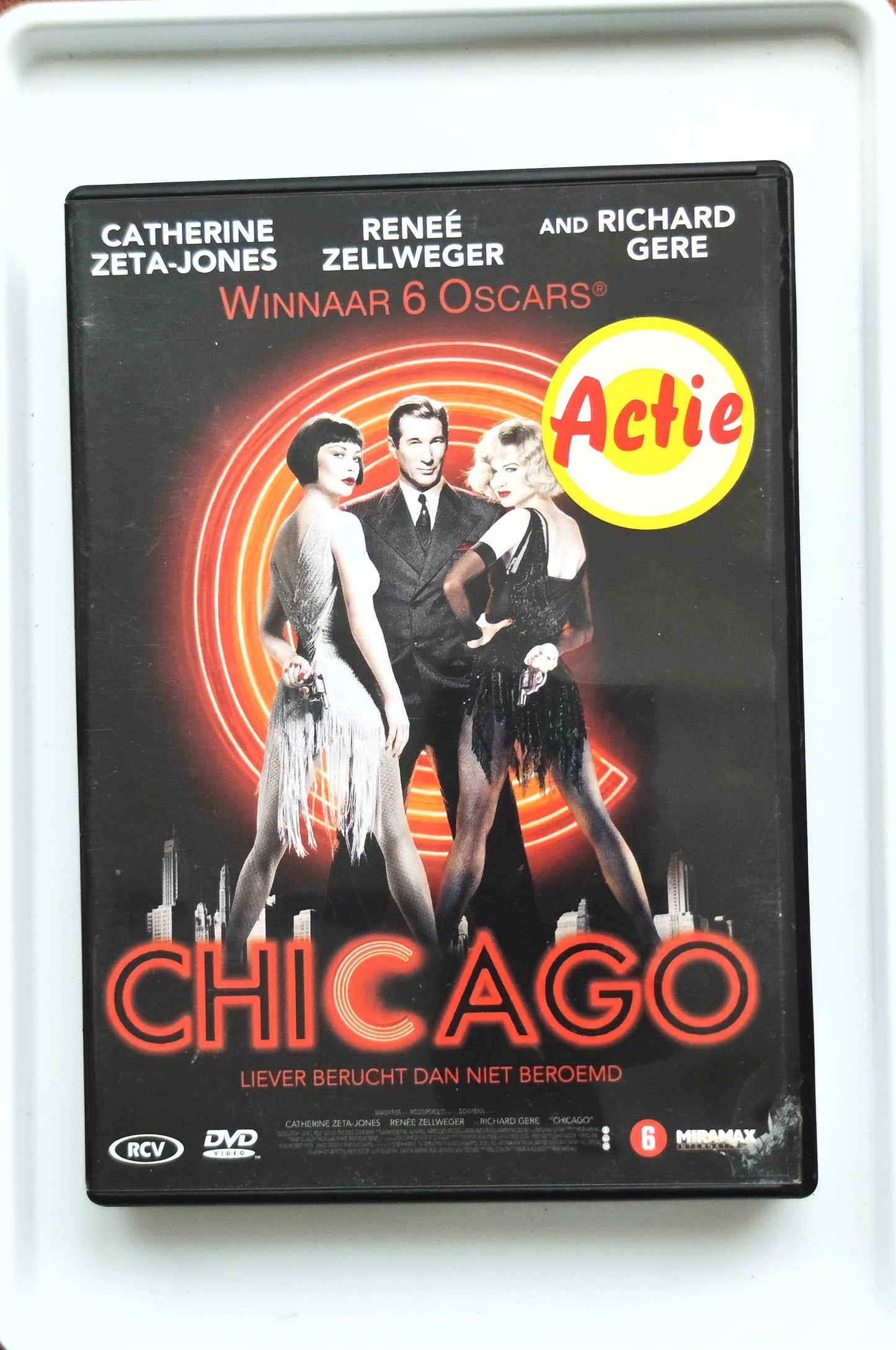Chicago 2002 DVD Comedy Diggs Saunders Zeta-Jones Marshall DVD Cover