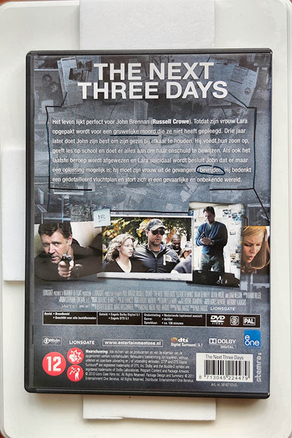 The Next Three Days 2010 DVD Action Crowe Banks Buie Haggis