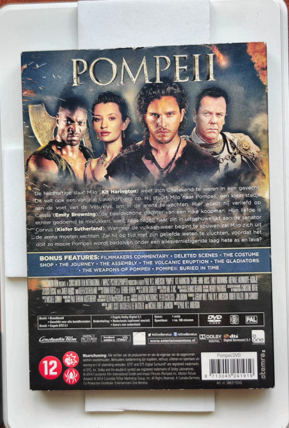 Pompeii 2014 DVD Action Schombing Lachapelle Roberts Anderson