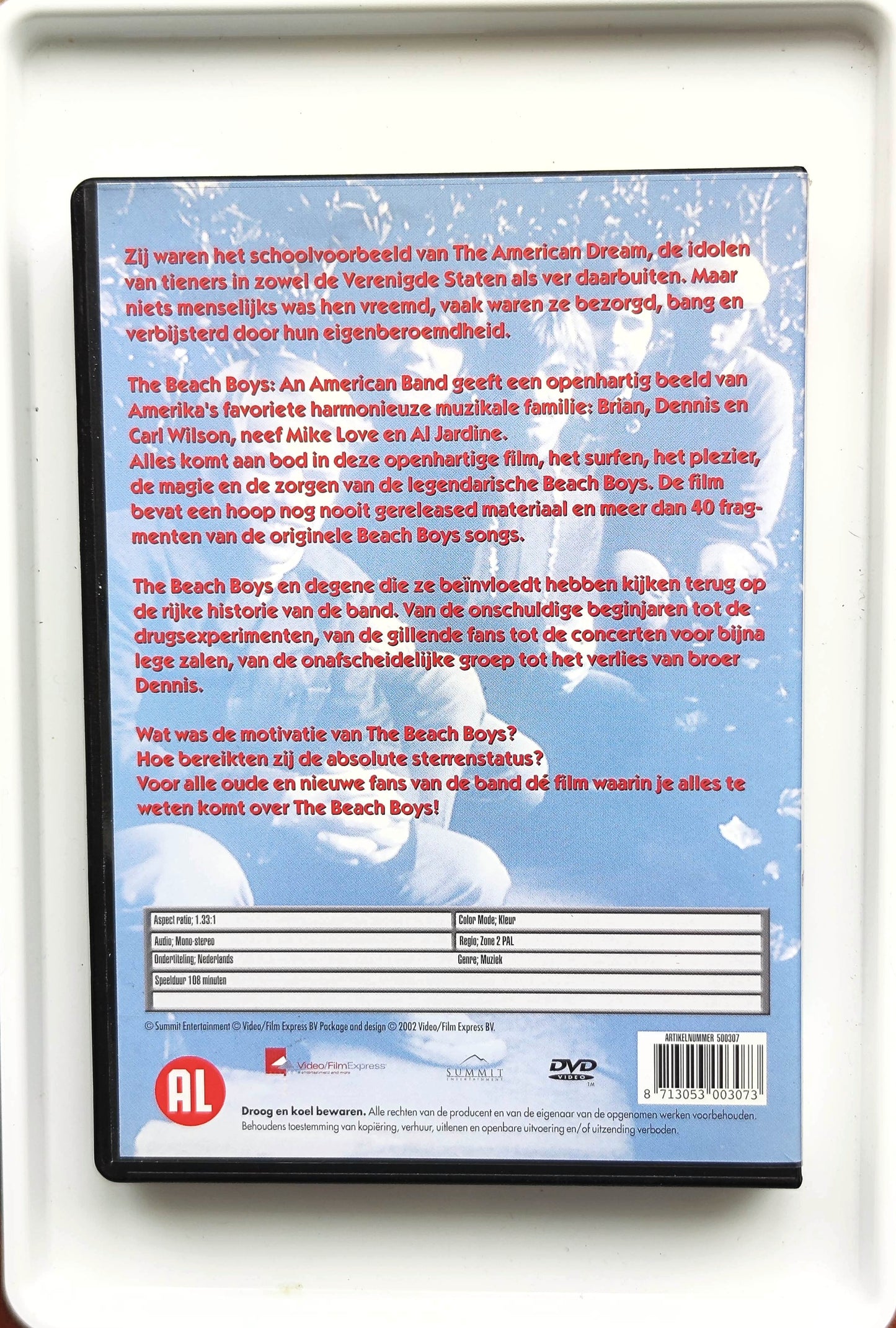 The Beach Boys: An American Band 1985 DVD Biography Wilson Wilson Wilson