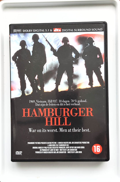 Hamburger Hill 1987 DVD Action Barrile Boatman Cheadle Irvin DVD Cover