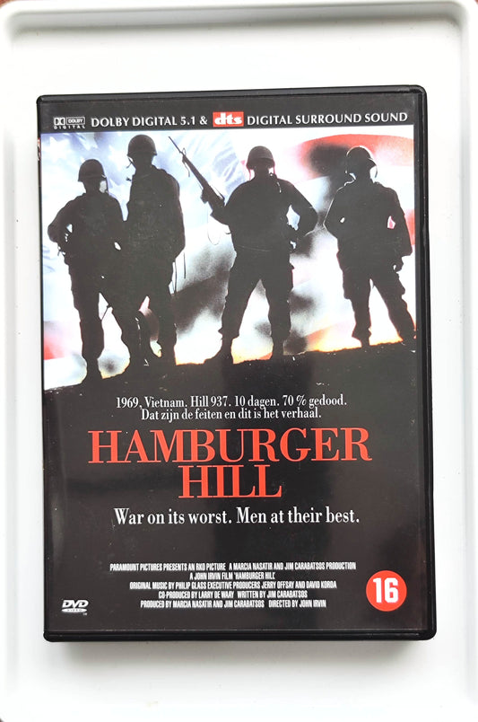 Hamburger Hill 1987 DVD Action Barrile Boatman Cheadle Irvin DVD Cover