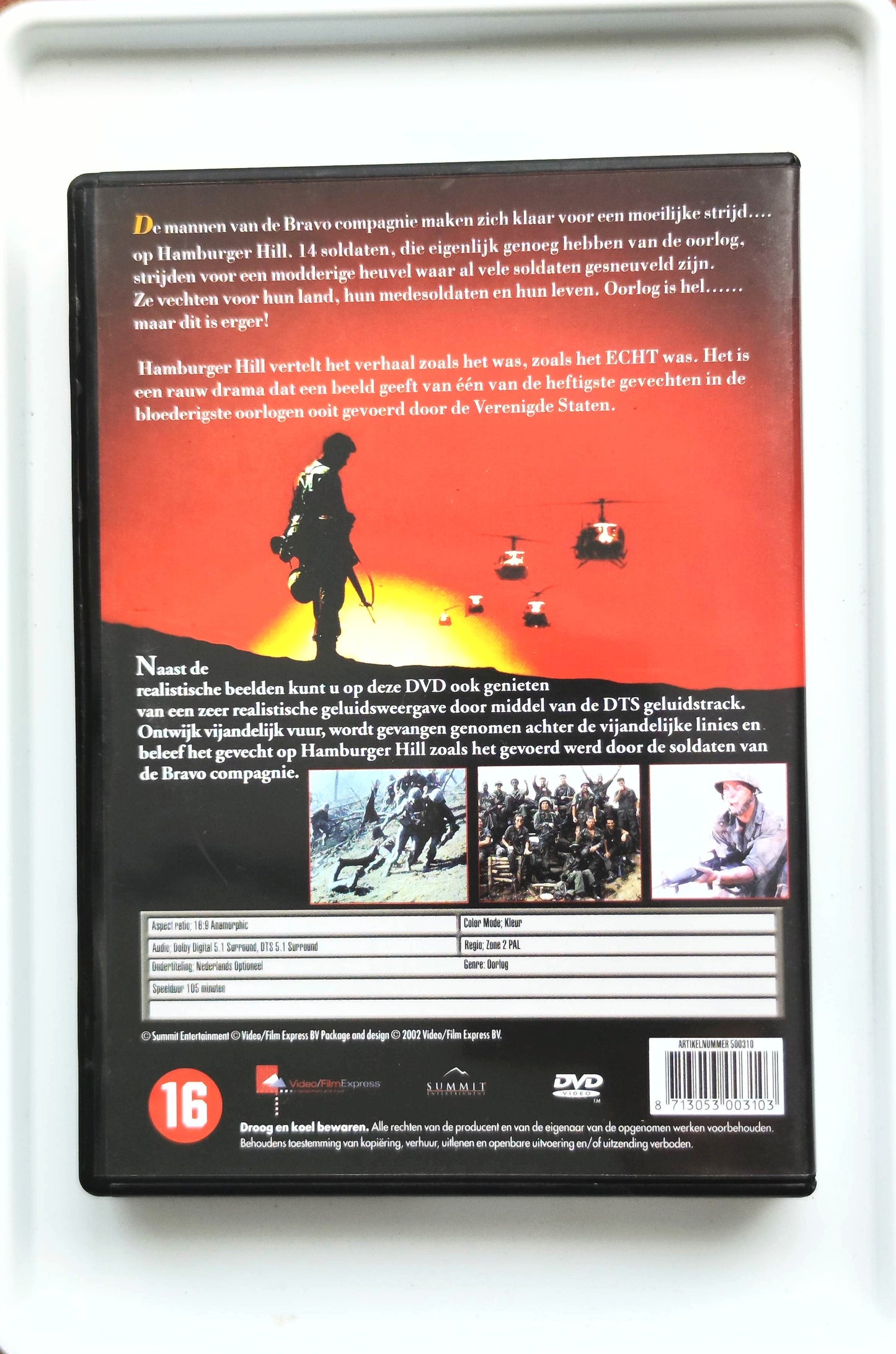 Hamburger Hill 1987 DVD Action Barrile Boatman Cheadle Irvin